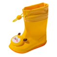 thumbnail image 2 of Rain Shoes For Children Lined Rubber Boots For Boys And Girls, Lightweight Rain Boots Water Proof NonSlip Gumboots With Drawstring, 2 of 5