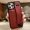 Red, variant on SaniMore for iPhone 14 Pro 6.1" Back Wallet Case with Card Slot & Kickstand, Premium PU Leather Case with Adjustable Wrist Strap Shockproof Protective Case for Women Men, Brown