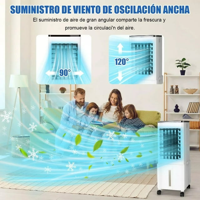 Climatizador Portatil Enfriador De Aire Ventilador Frio 12l