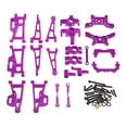 thumbnail image 4 of BELOVING 1/14 RC Car Upgrades Accessories Front and Rear Shock Tower for 14210 Trucks violet, 4 of 7