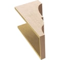 thumbnail image 6 of 11"W x 11"D x 22"H Wide Asheboro Rough Cedar Woodgrain TimberThane Corbel, Primed Tan, 6 of 6