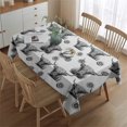 thumbnail image 2 of White Highland Cow Lemon Pattern Rectangle Tablecloth 60"x84",Waterproof Polyester Rectangle Table Cloth, Wipeable Spillproof Polyester Tablecloth for Dining, Camping, Indoor and Outdoor, 2 of 5