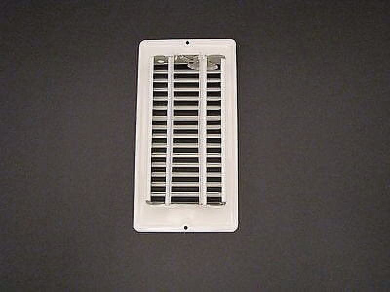 Mobile Home RV Parts. Floor Register 4" x 8". White Metal Floor Vent.  Lot of 6