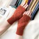thumbnail image 1 of Guantes de punto de media sección para mujer, lindos guantes de invierno con dedos abiertos, guantes de lana para parejas de hombres y mujeres para estudiantes, 1 of 6