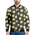 thumbnail image 3 of Bonita chaqueta con cremallera y diseño de palomitas de maíz de dibujos animados para hombres y niños, sudadera con estampado 3D, camisetas de primavera y otoño, chaquetas bomber de manga larga de gra, 3 of 5