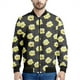 thumbnail image 3 of Bonita chaqueta con cremallera y diseño de palomitas de maíz de dibujos animados para hombres y niños, sudadera con estampado 3D, camisetas de primavera y otoño, chaquetas bomber de manga larga de gra, 3 of 5