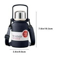 thumbnail image 3 of Insulated Gallon Jug with Handle Camping Water Jug, 316 Stainless Steel, Large Double Vacuum Water Bottle for Hot & Cold Drinks, Wide Mouth, Sweat Proof, Great for Travel, Camping 600ml, 3 of 8