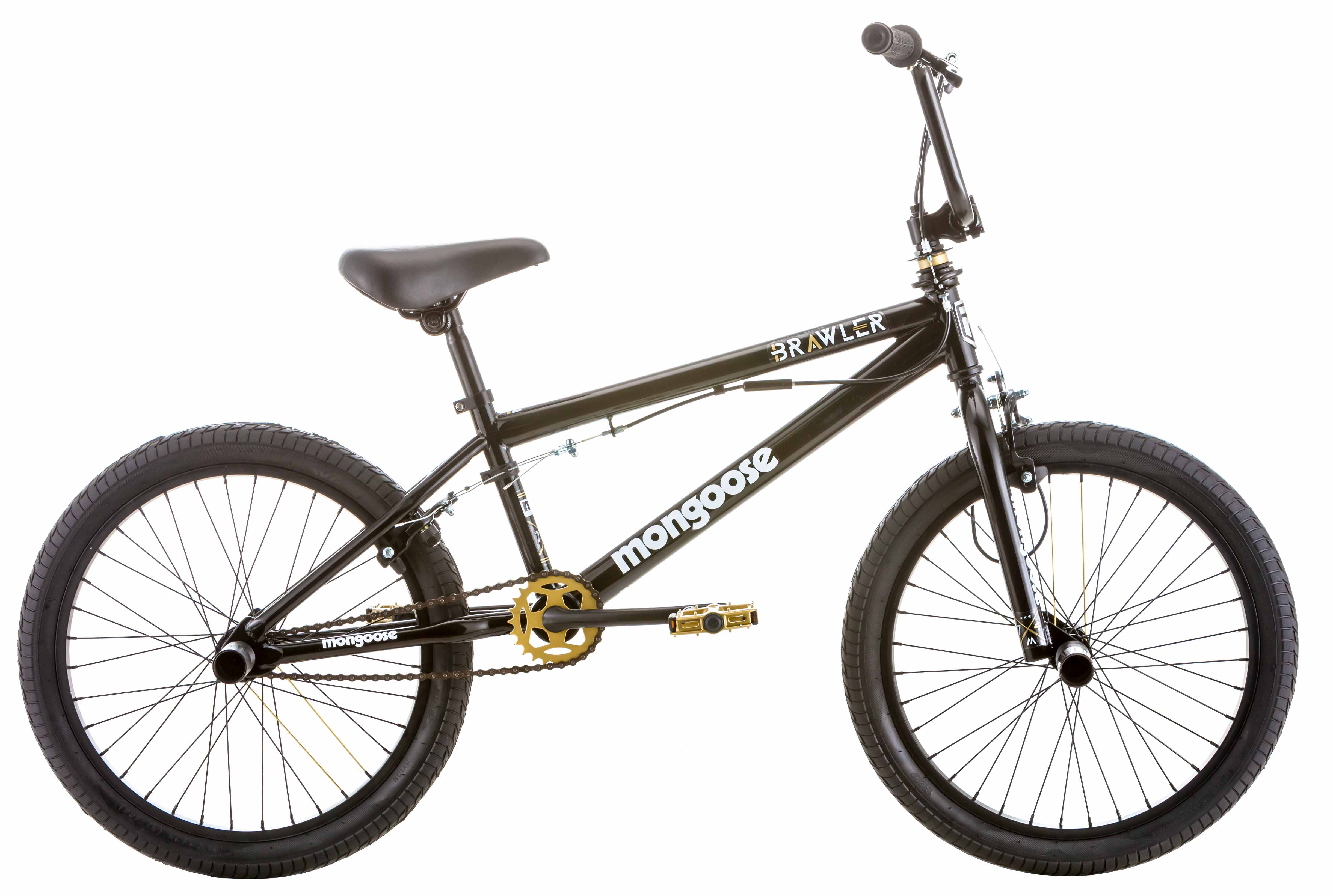 Mongoose BRAWLER Freestyle BMX Bike, 20 