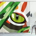 thumbnail image 1 of Ambesonne Eye Shower Curtain, Wild Tiger Feline Cat Vivid, 69"Wx84"L, Multicolor, 1 of 3
