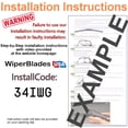 thumbnail image 5 of 2006 Chrysler Crossfire Beam Wiper Blades Wipers w/1yr Warranty (Set of 2) (WiperBladesUSA), 5 of 5