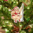 thumbnail image 3 of Decoración colgante Divertida mayimx para Navidad figura pequeña rojo, 3 of 6