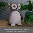 thumbnail image 4 of shiyou-Brown Plush Owl Door Stopper, 4 of 4