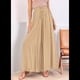 thumbnail image 4 of Pantalones Casuales para Mujer, con Cintura Elástica y Pierna , con Bolsillos. Caqui XL, 4 of 9
