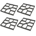 thumbnail image 1 of Paquetes De 4 Pavement maker Paving DIY Césped Pavimentación De Hormigón 40x40cm / 15.6x15.6inch kusrkot Molde de pavimentación de jardín, 1 of 8
