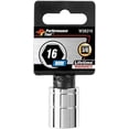 thumbnail image 4 of Performance Tool Socket W38216 3/8 Inch Drive; 16 Millimeter; Metric; 6 Point; Polished Nickel Chrome Plated; Vanadium Alloy Steel; Single, 4 of 4