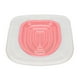 thumbnail image 2 of Entrenador de Inodoro para Gatos, Alta Capacidad de Carga, Bandeja Blanca con Soporte Interior Rosa, 2 of 9