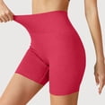 thumbnail image 5 of gbyLJF Womens High Waisted Shorts Ribbed Knit Biker Shorts Workout Shorts for Yoga Running Gym, 5 of 8