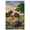 Unframe-style, variant on Farmhouse Canvas Wall Art Rustic Red Barn Cows Sunset Landscape Print Pictures with Vintage Truck Wildflowers Countryside Wall Decor for Living Room Bedroom Home