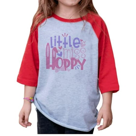

7 ate 9 Apparel Girls Happy Easter Shirts - Litte Miss Hoppy Red Shirt 6 Months