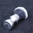 thumbnail image 4 of Yaqi Heavy Metal Handle Synthetic Hair Tuxedo Knot Shaving Brush, 4 of 5