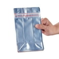 thumbnail image 5 of Bag Tek Red Plastic Medium Snack Bag - Double Seal , Rip Lock, Heat Sealable - 8" x 5" x 3 1/4" - 100 count box, 5 of 11
