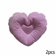 thumbnail image 2 of EGNMCR Pack Of 2 Inflatable Bathtub Pillow Soft Spa Headrest With 2 Strong Suction Cups Comfortable Bath Support Flower And Heart Shape PVC inflatable bath pillow, 2 of 6