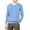 292#Light Blue, variant on Mens V Neck Sweater Blend Cable Knit Pullover Long Sleeve Casual Business Winter Fall Knitwear Red 2XL