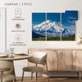 thumbnail image 5 of Elephant Stock Mount Mckinley Denali Wall Art - Horizontal Multi Panel Canvas - 3 Pieceliving Room Wall Decor - Photography Nature Multi Panel - Beige And Gray Decor - 74" x 48", 5 of 8