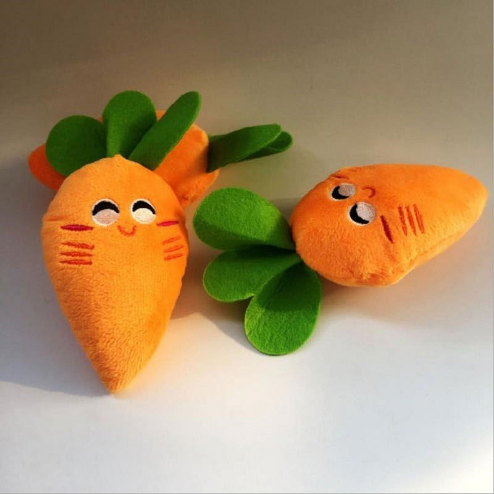 PEWOD Carrot Dog Toys for Aggressive Chewers, Squeaky Chew Toys for  Training and Cleaning, Durable Interactive Tough Dog Chew Toys for Small  Meduium