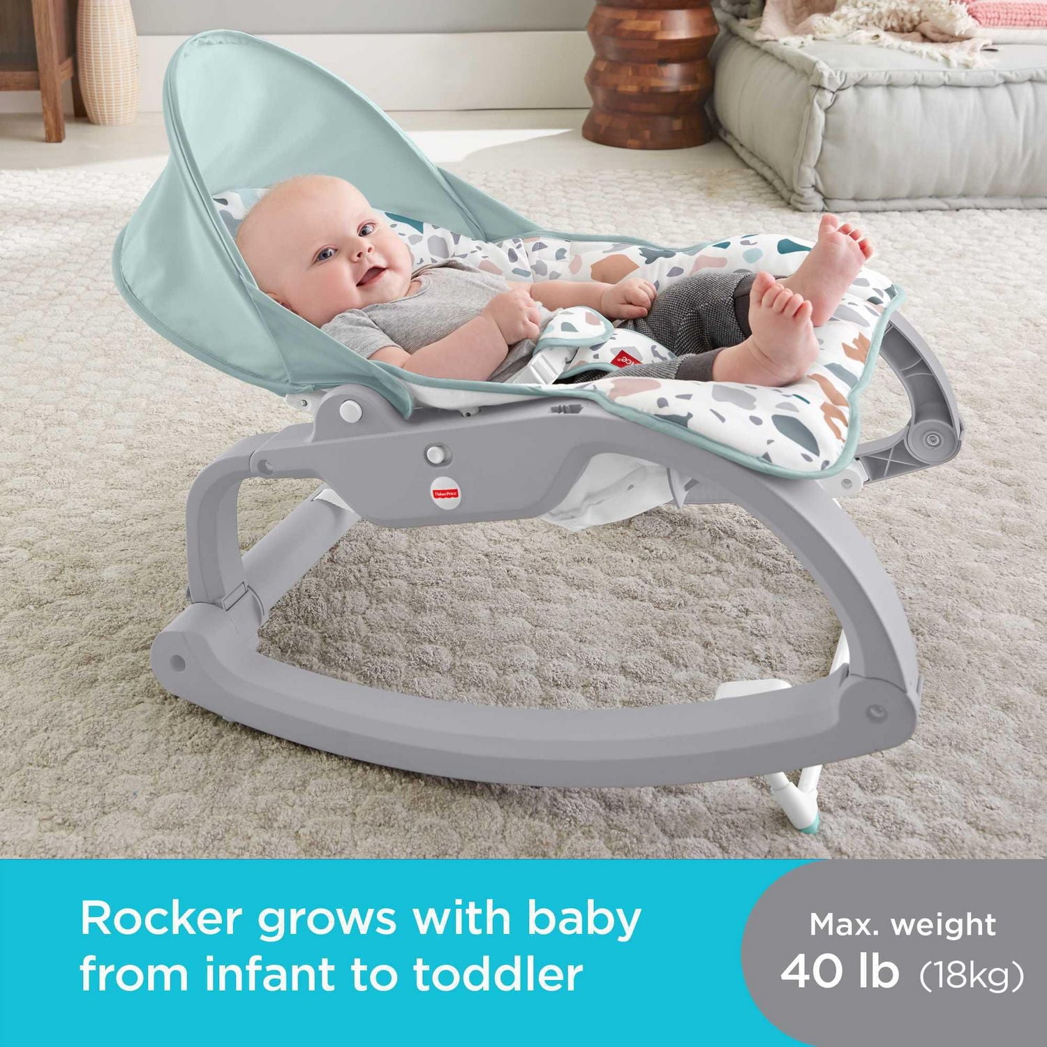 Fisher-Price Deluxe Infant-to-Toddler Rocker