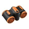 thumbnail image 4 of Ventilador portátil de cintura, mini ventilador, regalos, ventilador de escritorio portátil de 10000 mAh, pequeño ventilador de refrigeración Naranja, 4 of 9