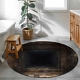3D Optical Illusion Round Area Rug 4ft, Visual Trap Looks Like Holes ...