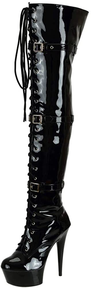 Stiletto Heel Stripper Boots 