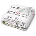 thumbnail image 6 of Yibo 60th Birthday Gifts Blanket Flannel Soft and Comfortable Anti-static Bed Sofa Blanket, 6 of 8