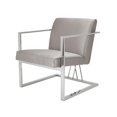 thumbnail image 1 of Dining Chair Light Grey Satin, 1 of 2