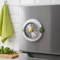 thumbnail image 2 of Unique Bargains Durable Loud Alarm Clock Magnetic Backing Timer White, 2 of 5