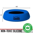 thumbnail image 2 of Cuenco para mascotas Franklin Pet Supply Travel Silicon, 800 ml, azul, 2 of 7