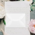 thumbnail image 1 of OULII 10Pcs Wedding Petals Envelope in White for Greeting Card Container 7.07X5.11In, 1 of 7