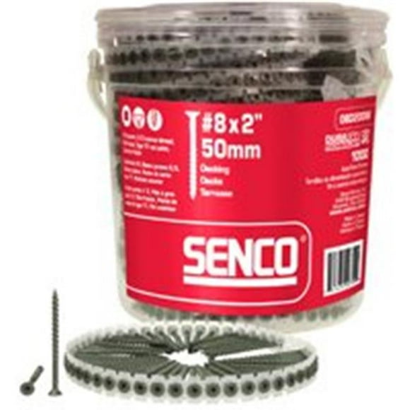Senco Products 08D200W 8 x 2 In. Deck Screw