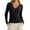 Black, variant on Ladies Cardigan Sweaters Long Sleeve V Neck Knitted Button Up Womens Lightweight Cardigan Open Front White Layering Top Fall Outfits for Women