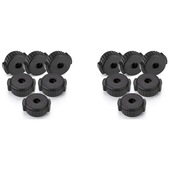 12 PCS Plastic Cymbal Nuts, Cymbal Nut for Percussion Drum Kit,Percussion Replacement Parts
