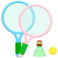 thumbnail image 1 of SHISUYAN 1 Set of Kids Tennis Racket Badminton Rackets Badminton Game Tool Tennis Racket Kit for Outdoor, 1 of 9