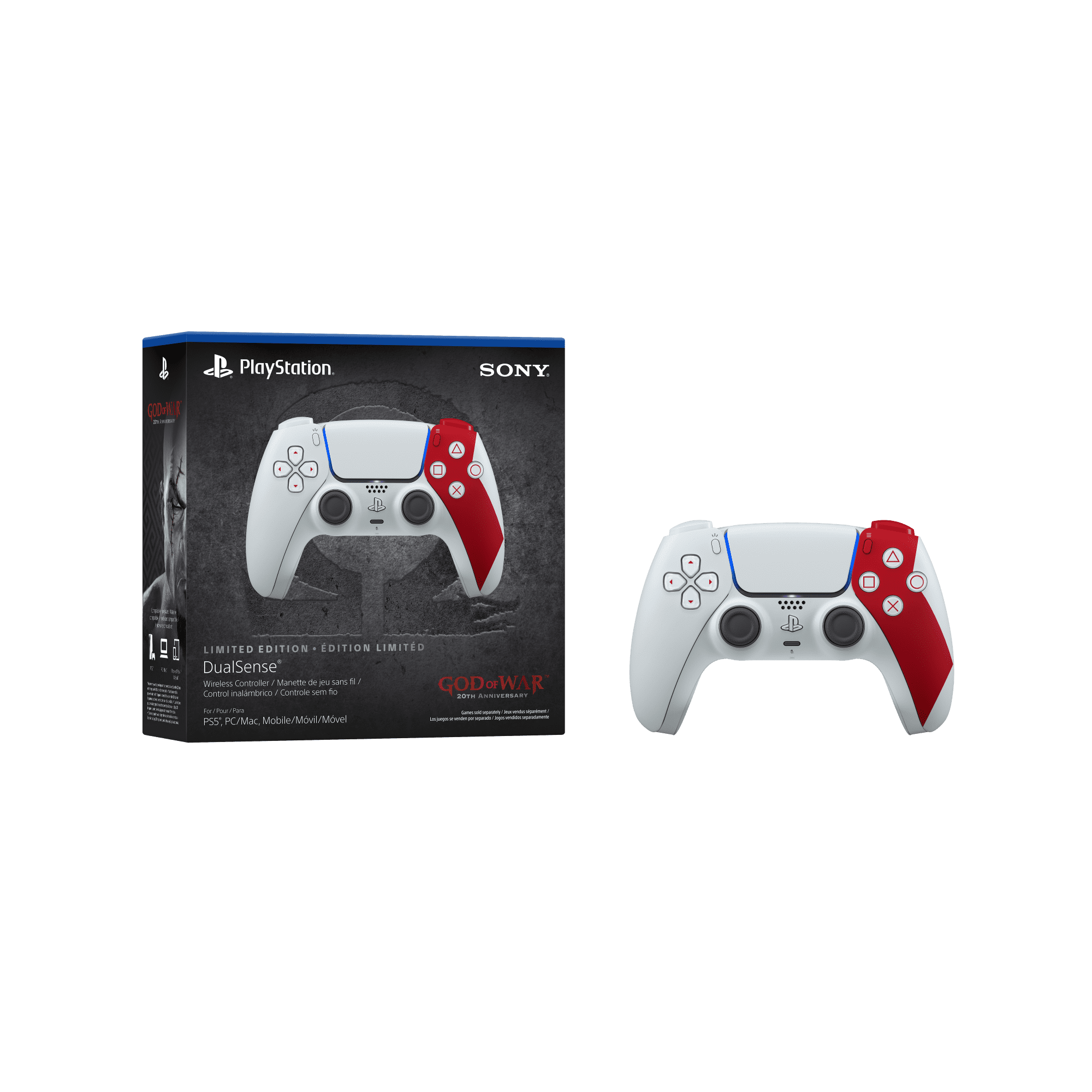 DualSense® Wireless Controller – God of War™ 20th Anniversary