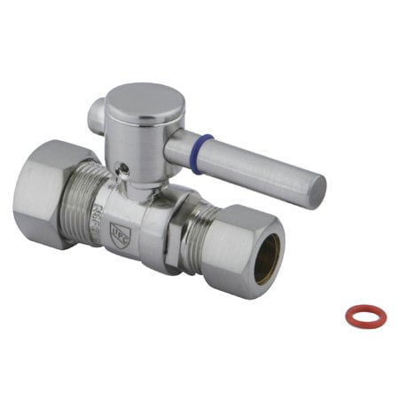 Kingston Brass Concord Straight Stop avec Compression 5/8" x 1/2" x 1/2" OD Compression
