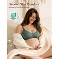 thumbnail image 2 of Momcozy Nursing Bras for Breastfeeding, Seamless Pregnancy Maternity Bra Wireless Classic Jelly Strip Support Nursing Bra, 2 of 10