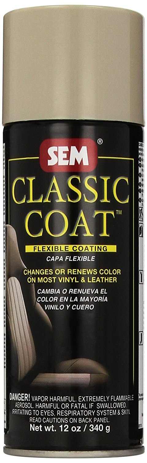 SEM CLASSIC COAT Light Parchment Vinyl Leather Spray Paint SEM 17033
