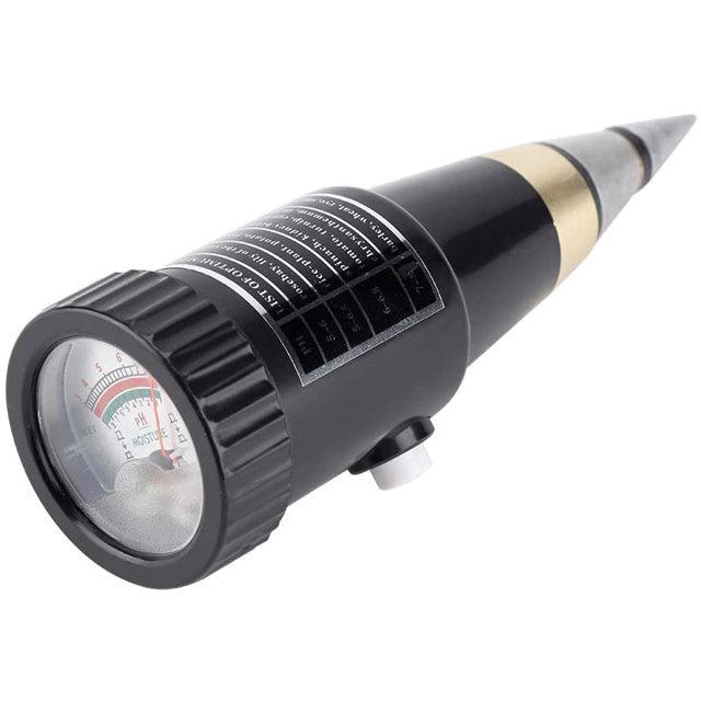 Probador de suelo Medidor Medidor de humedad del suelo de alta precisión PH, Medidor de jardín portátil Detector de humedad PH 3-8 Humedad 10-80% Detector para plantas de jardín Césped Agricultura Int JFHHH pequeña