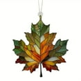 thumbnail image 7 of CY5O5ee Maple Leaf Suncatcher for Window Hanging Fall Ornaments Pendant for Fall Winter Thanksgiving Christmas Window Wall Acrylic Maple Leaves Hanging Ornament 6PCS, 7 of 7