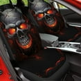 thumbnail image 4 of Chririnla Car Seat Covers for Men Women Cool Lava Skull Pattern Front Seat Protector Cover Waterproof Full Set of 2pc Universal Size for Car, Truck or SUVs, 4 of 7