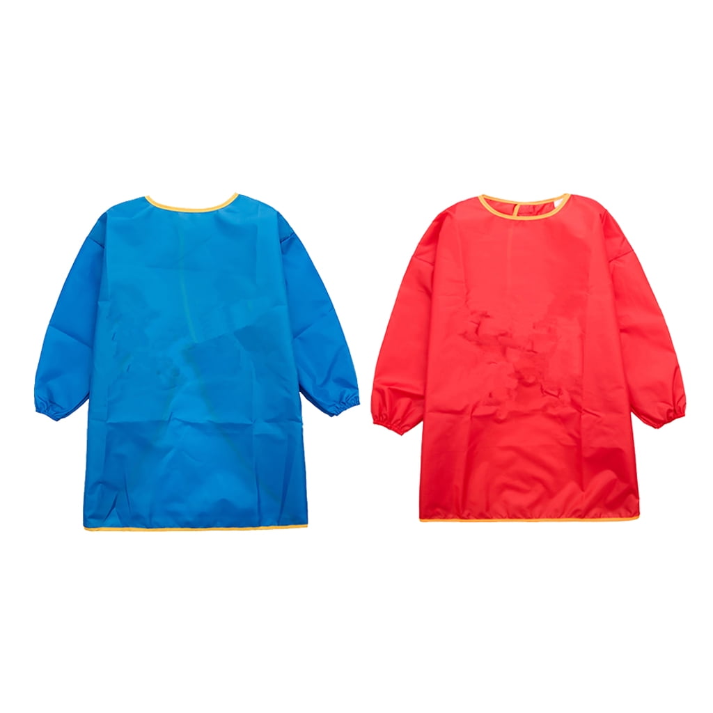 Delantal De Pintura Impermeable Para Niños 7-12 Años – Bata Con Mangas Y Bolsillos, Ideal Para Arte, Manualidades Y Cocina